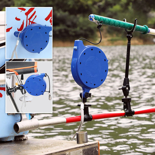 Automatic Retractable Fishing Line with Lock Function