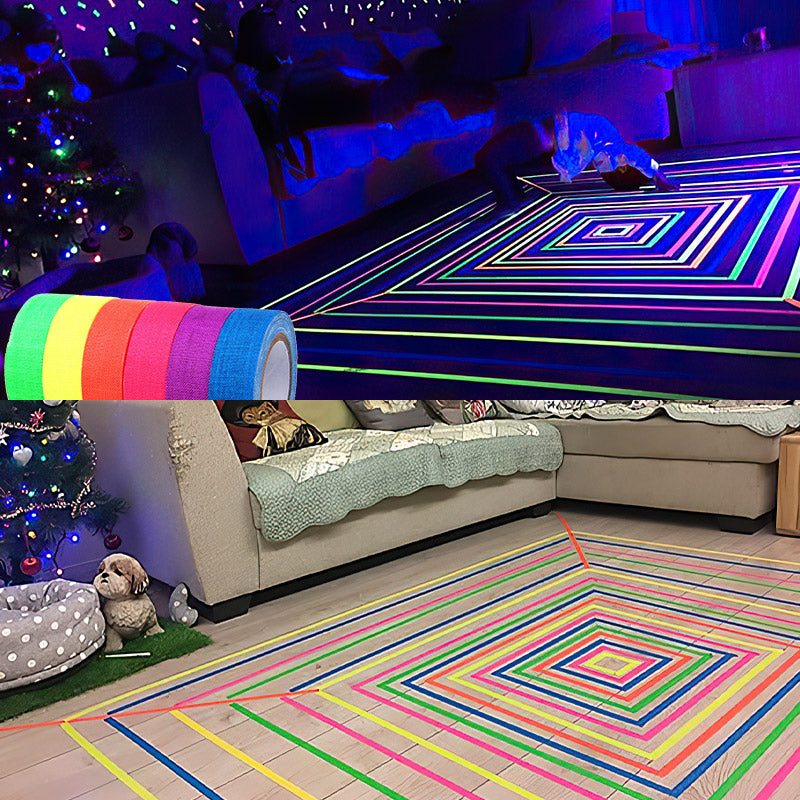 6 Colors Fluorescent Cloth Tape