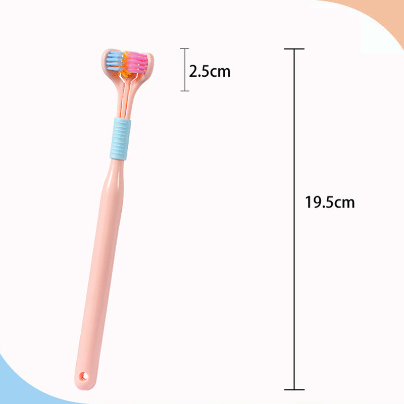 Three Sides Toothbrush Macaron Color
