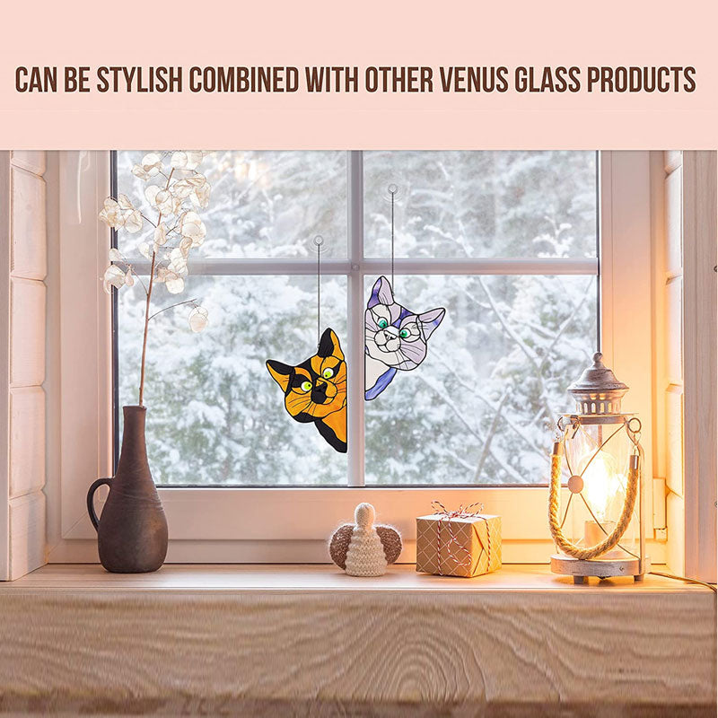 Stained Glass Cat Window Hanger?