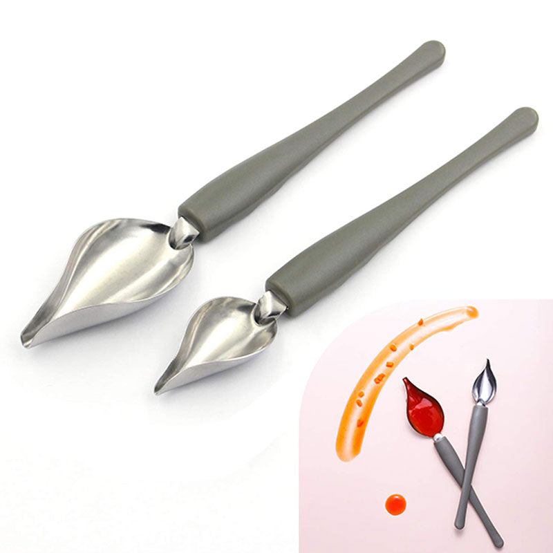Stainless Steel Sauce Drawing Spoon