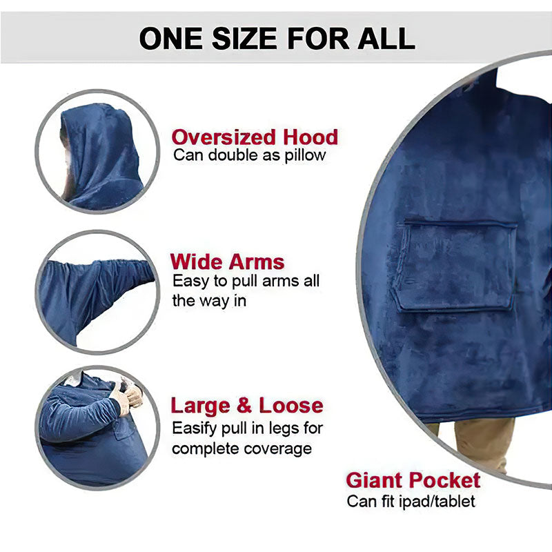 Oversized Comfy Blanket Hoodie