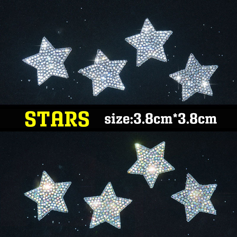 Cartoon Pattern Rhinestone Sticker