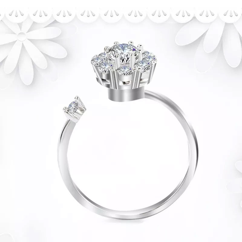 Women's Rotating Zircon Ring