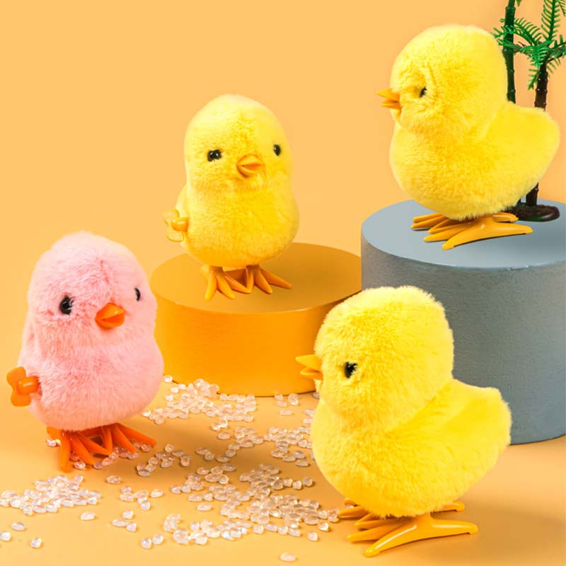 Plush Jumping Chicken Toy