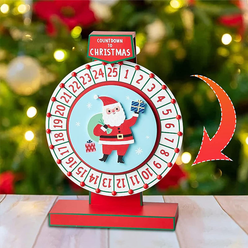 Wooden Santa Advent Calendar