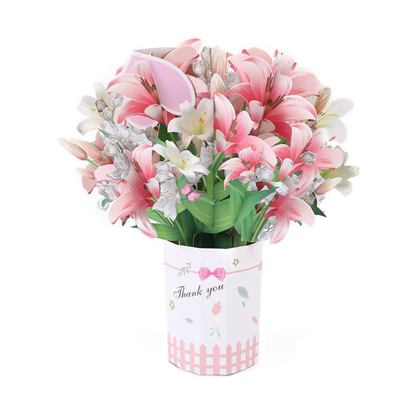 3D Bouquet, Popup Greeting Card