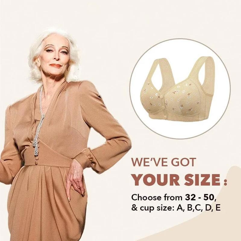 🤩Comfortable & Convenient Front Button Bra🎁
