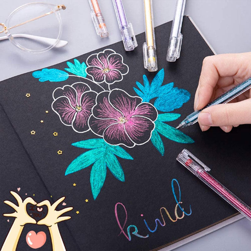 Metallic Color Flash Gel Pen