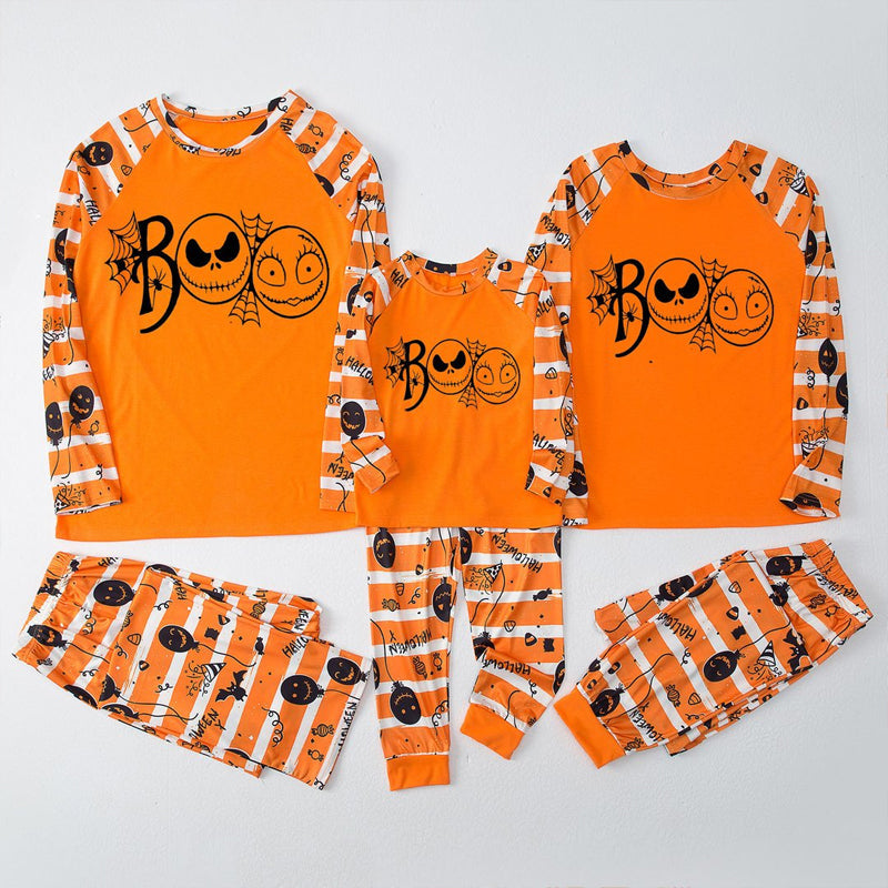 Funny Ghost Halloween Family Pajamas Set