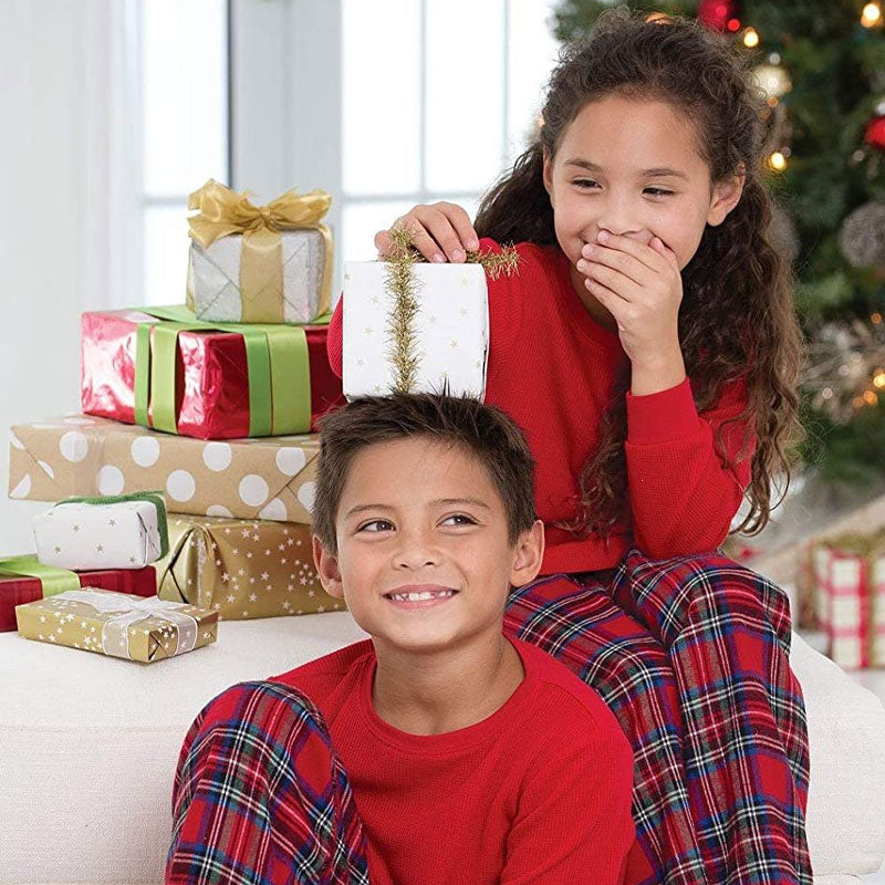 2021 Stewart Plaid Flannel Matching Christmas Family Pajamas