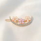 Ladies Flower Hair Clip Cute Rhinestone Decoration