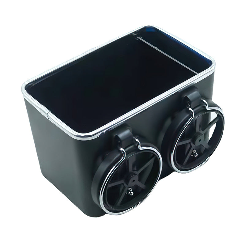 Multifunctional Car Armrest Storage Box Water Cup Holder