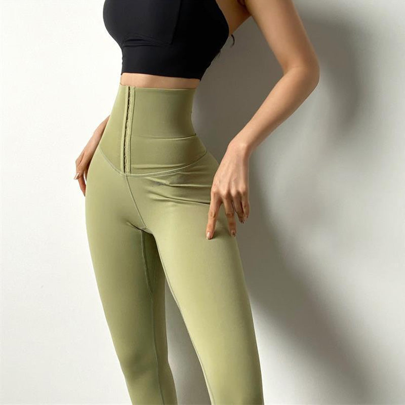 Women's Adjustable Waist Corset Belt Leggings