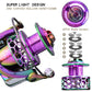 High Strength & Speed Multi-Color Fishing Reel