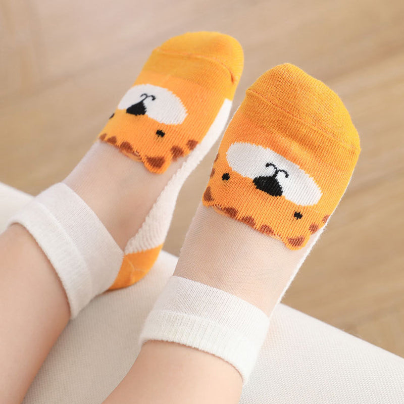 Children's Summer Thin Socks (five Pairs)