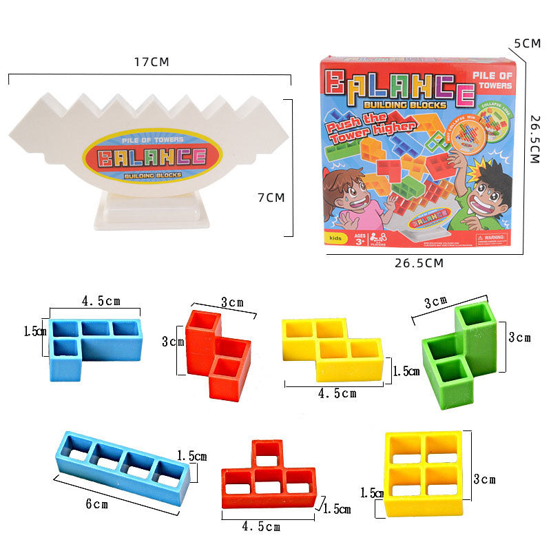 Children Decompression Balance Building Blocks Puzzle