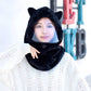 Winter Women Cycling Hat with Transparent Face