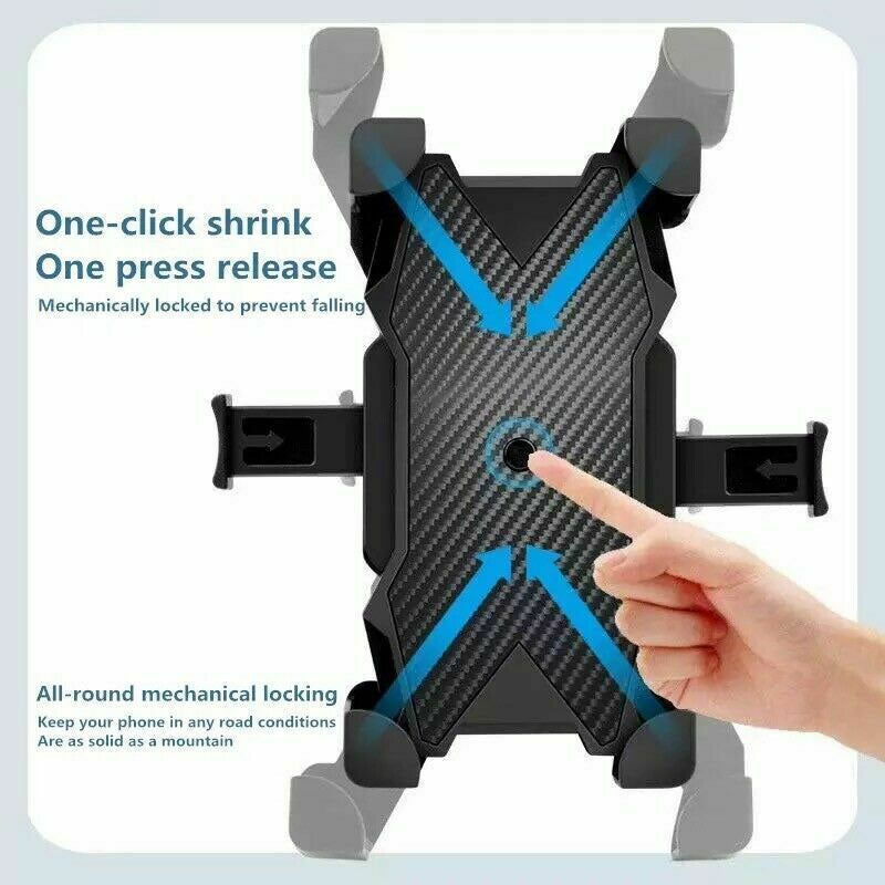 Bike Handlebar Silicone Mount Holder