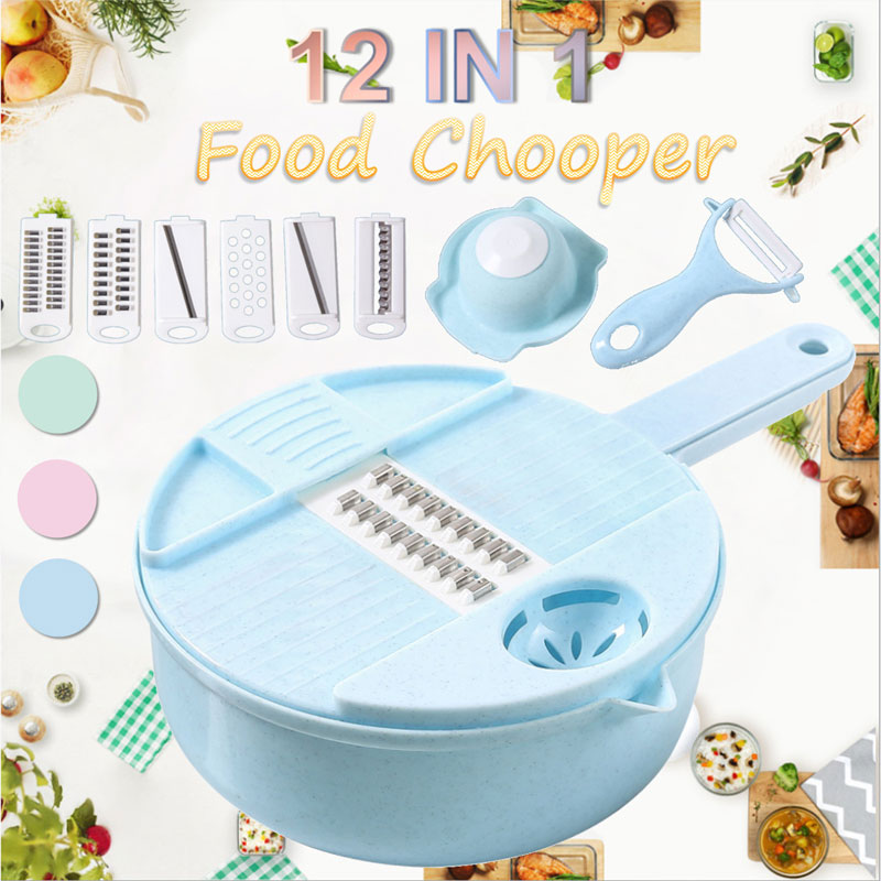 12 in 1 Vegetable Mandoline Slicer