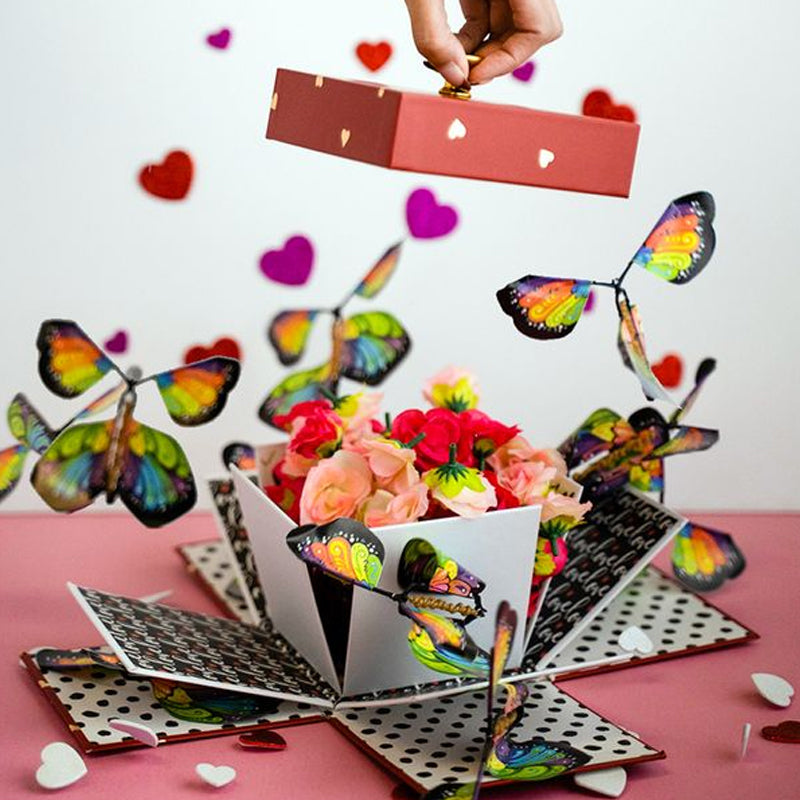 DIY Explosion Gift Box for Handmade Photo Album