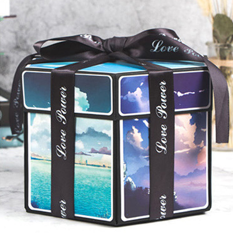 DIY Explosion Gift Box for Handmade Photo Album