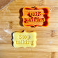 Cookie Molds With Good Wishes (1Set=4pcs)