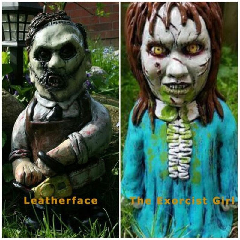 Horror Movie Garden Gnomes Killer