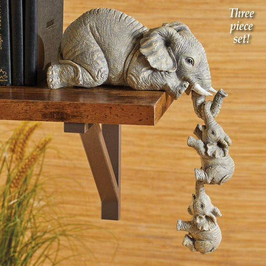 Resin Lucky Elephant Figurines Sculpture