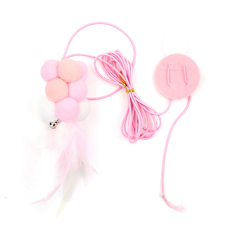 Felt Cat Toy Hanging Door