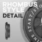 Car One-button Start Button Decoration-Rhombus Style