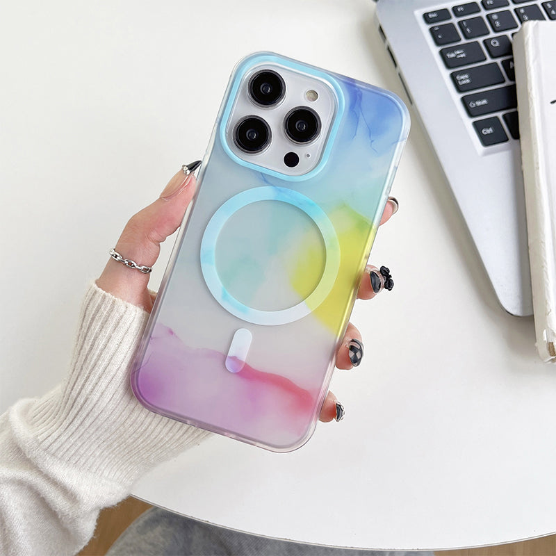 Watercolor Magnetic Mobile Phone Case