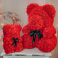 New Valentine's Day Gift Eternal Flower Rose Bear Creative Simulation PE Foam