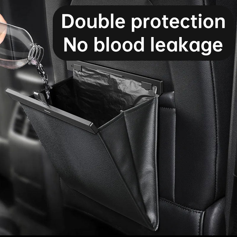 Car LED Light Garbage Storage Bag