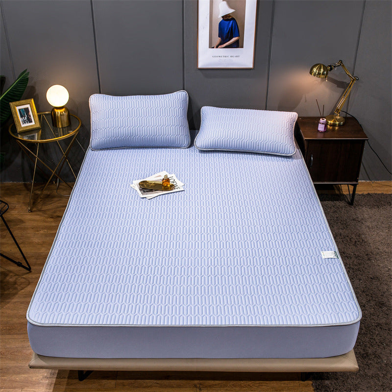 Summer Ice Silk Mat Washable Mattress Protector