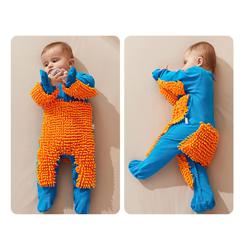 Baby Mop - The Onesie That Cleans Your Floors.