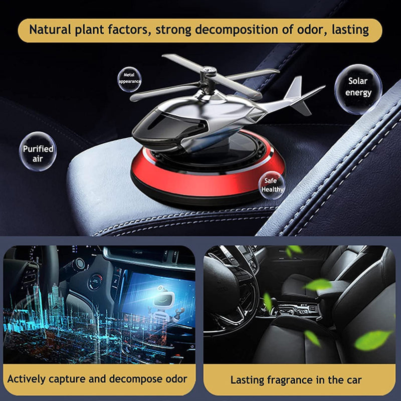 Car Solar Helicopter Aromatherapy