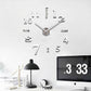 3D Frameless Large Diy Wall Clock
