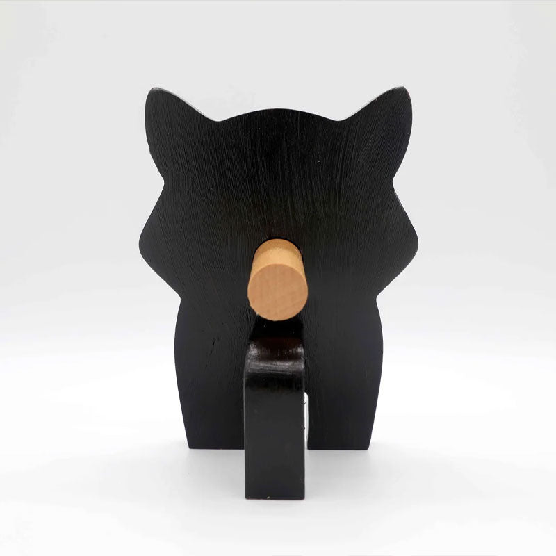 Wolf Wooden Glasses Stand