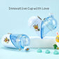Large Capacity Portable Heart Shaped Water Bottle Suitable for Kids