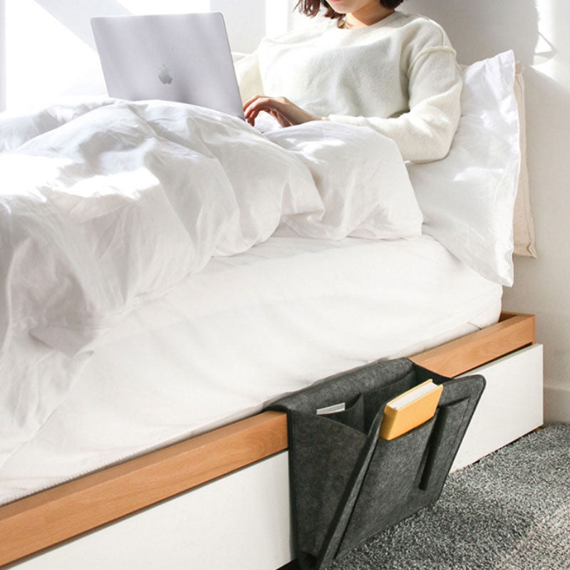 Non-Slip Felt Storage Organizer with Water Bottle Holder