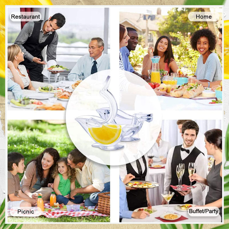 🍋 Acrylic Transparent bird Lemon Squeezer