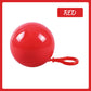 Portable Poncho Disposable Raincoat Ball Keychain