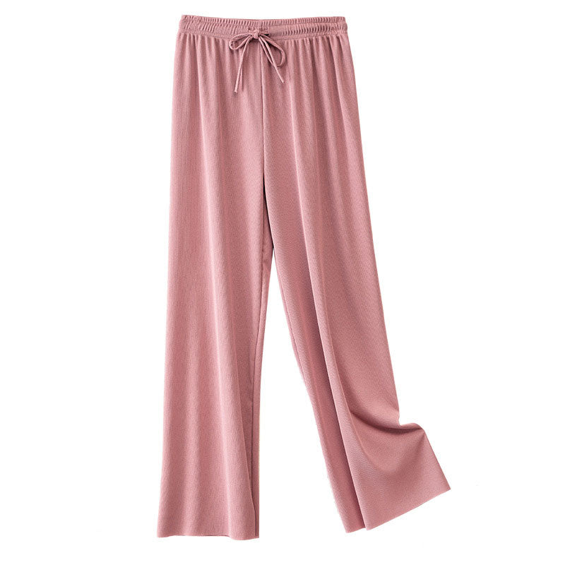 Women's Ice Silk Wide Leg Pants