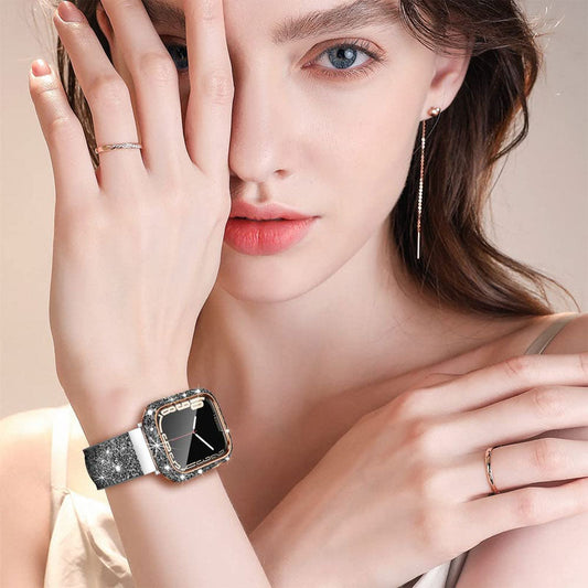 PC Diamond Crystal Lid Glitter Case (4/5/6/SE)