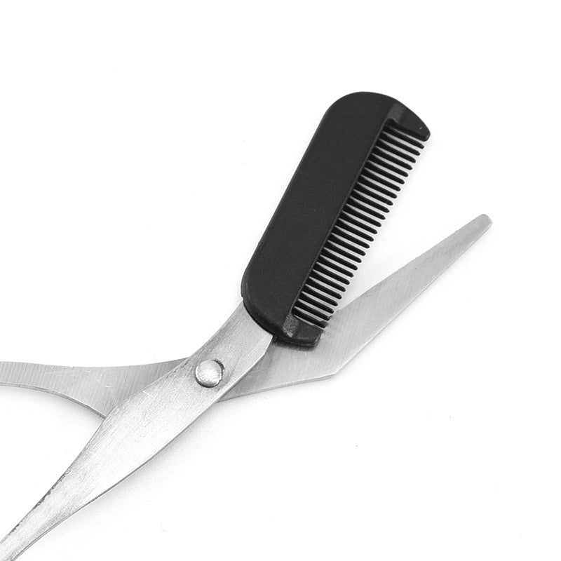 Eyebrow Trimmer Scissors with Comb