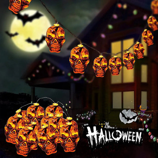 Halloween Skeleton String Lights