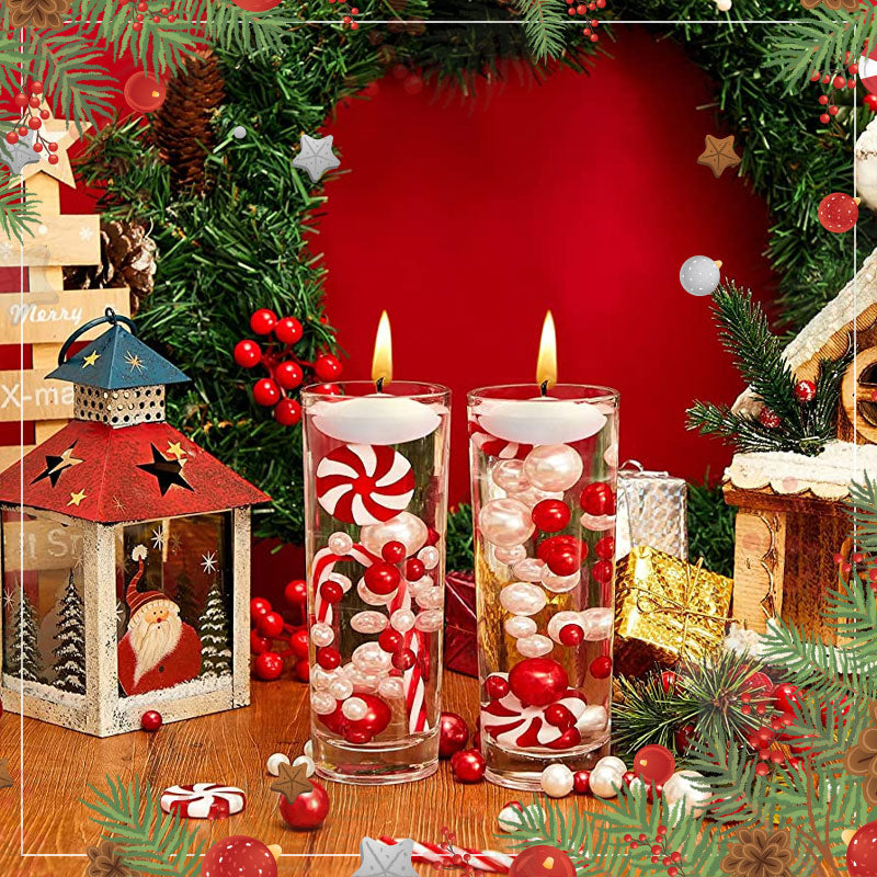 Christmas Vase Filler Pearl Set