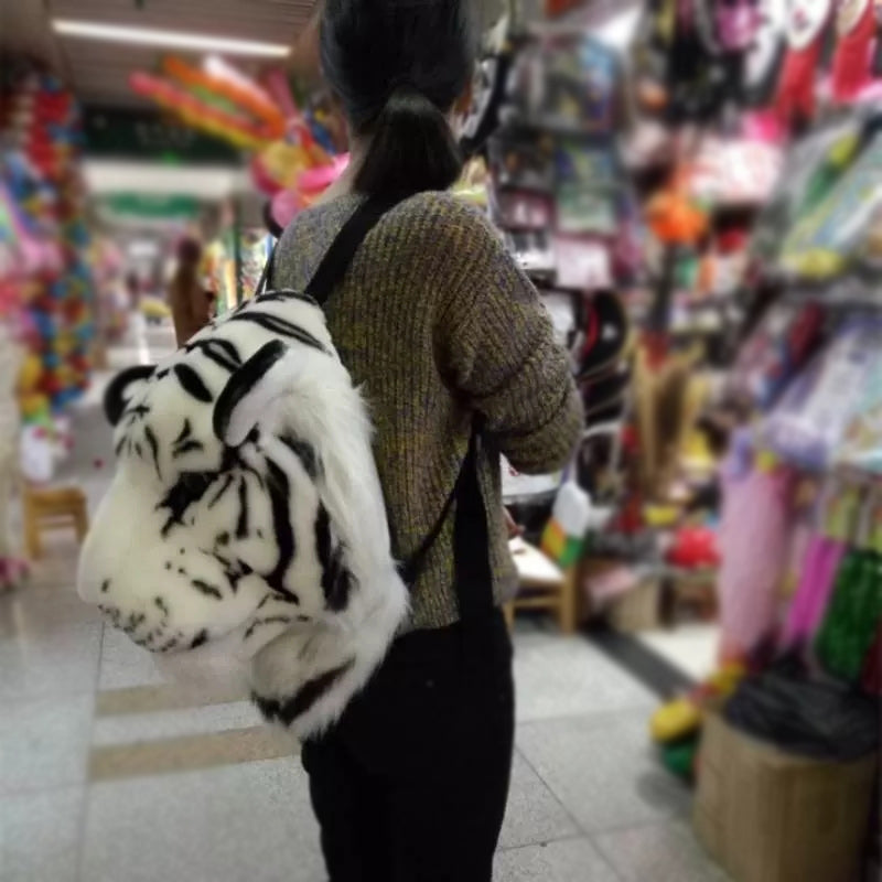 Fashion Lion & Tiger Head Backpack Multifunc Outdoor Bags