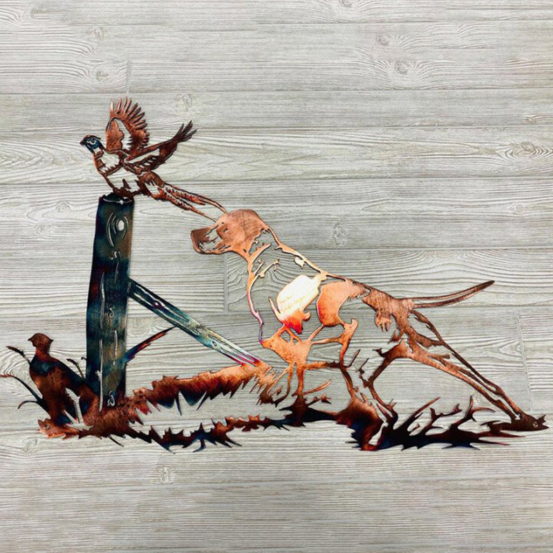 Hunting Metal Wall Art